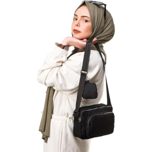 Womens Wallet Detailed Shoulder Bag Black For Women All Seasons Use Good Quality Üründür Handle Kısalır On And On