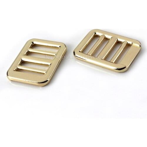 1pcs Metal 3 Bar Heavy-duty Buckle for Webbing Backpack Bag Parts Leather Craft Strap Belt Purse Pet Collar Clasp High Quality