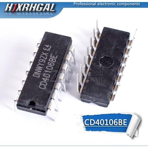 10pcs CD40106BE DIP14 CD40106 DIP 40106