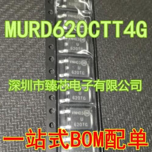 100% New&original In Stock MURD620CTT4G Marking:U620TG TO-252 MOS IC 5pcs/lot