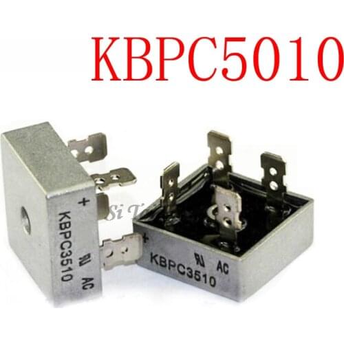 2PCS KBPC5010 50A 1000V Diode Bridge Rectifier kbpc5010