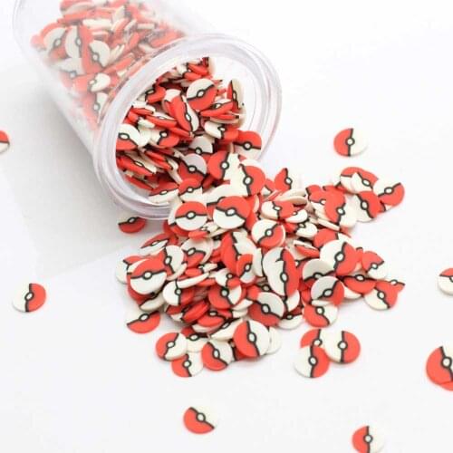 200/50g Hot Selling 5mm Sign Mark Polymer Soft Clay Slice Clay Sprinkles For Nail Arts Decoration Filler Accessories