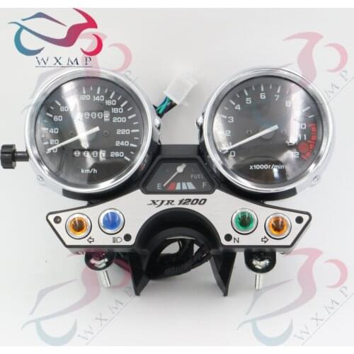260km/h Motorcycle Speedometer Kilometer Instrument Gauges Odometer Tachometer For XJR 1200 94-98