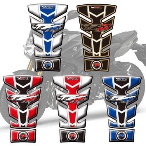 3D Motorcycle Tank Pad Protector Sticker Tank Decal Fishbone Protective Decals For Yamaha FZ8 2010 - 2015 2011 2012 2013 2014
