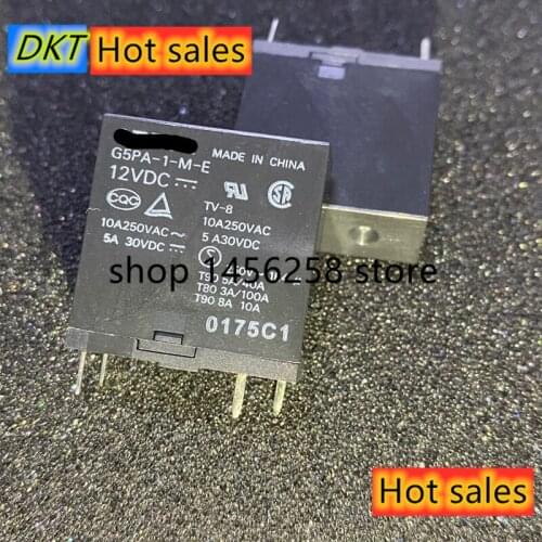 5PCS 100% new and original Relay G5PA-1-M-E- 5VDC 12VDC 24VDC G5PA-1-M-E 5V 12V 24V