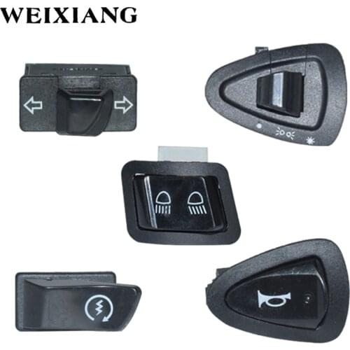 5 X Motorcycle Switches Button Healight Fog Light Horn Turn Signal Blinker High Low Beam Electric Start Kill Buttons For Honda