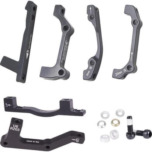 Bicycle Disc Brake Adapter Rotor Front Rear Convert B) IS (B) / PM Caliper Mount to / Alloy Aluminium Post Accessorie