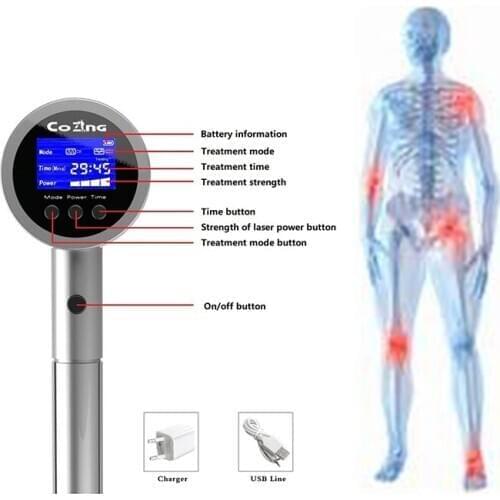 Arthritis Joint Pain Relieve Lumbar Back Pain Cervical Spondylitis Prostatitis Treatment Cold Laser Therapy Device