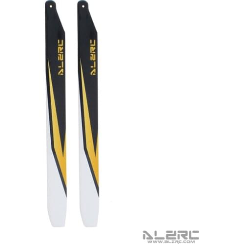 Helicopter Parts ALZRC 360mm Carbon Fiber Main Blades Propeller Props for Devil FAST Align RC Drone Aircraft Parts Accessories