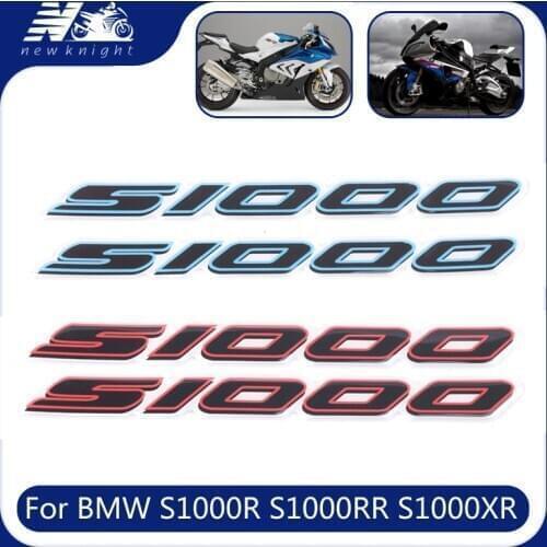 For BMW S1000R S1000RR S1000XR Motorcycle 3D Logo Waterproof Sticker Body Shell Decal Protector Fairing Emblem Badge Accessories