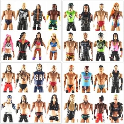 Genuine Bulk Wrestler 7inch Action Figure Aleister Black Doll Toy Individual Minor Flaws