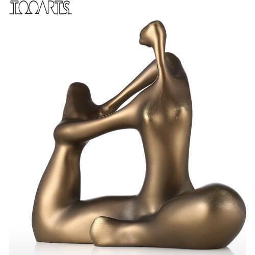 Tooarts Tomfeel Plump Woman Yoga Bowing Figurine Fiberglass Figurine Home Decor Original Design Yoga Plump Craft Gift For Home