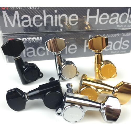 Original GOTOH SG381-07 Electric Guitar Machine Heads Tuners ( Chrome Black Gold Silver ) Tuning Peg MADE IN JAPAN