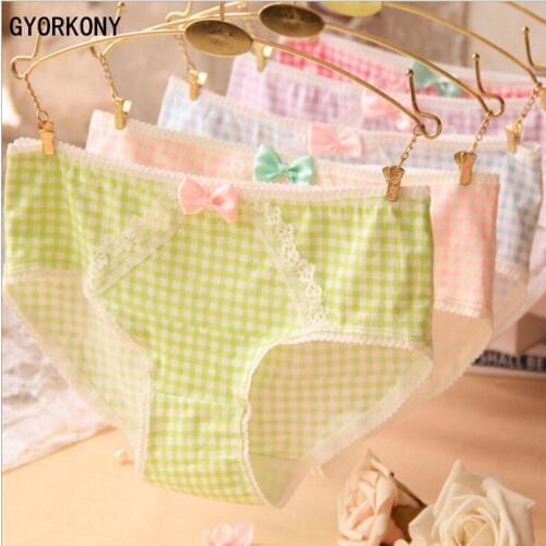 Hot Candy Color Panties High Quality Lovely Cute Girl Underwear Panties Cotton Briefs 5pcs/lot A-SQ-AL209-5P
