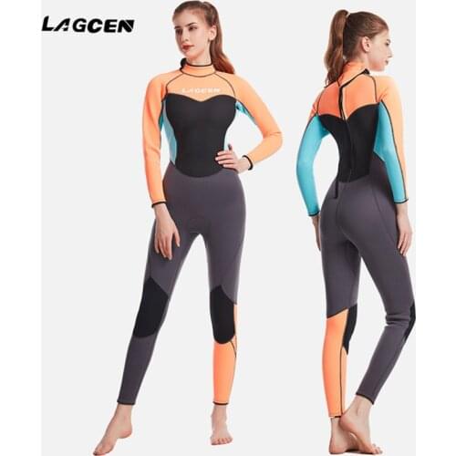 Best Sale Lady Full Body Swimming Snorkeling Beach Suit 2.5mm Neoprene Surf Suit Diving Woman Wetsuit