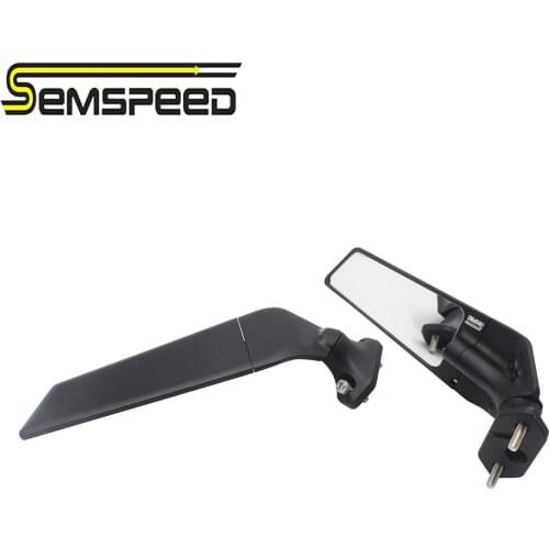 Motorcycle Newest Side Mirror Modified Wind Swivel Wing Adjustable Rotating Rearview Mirror For KAWASAKI NINJA H2 2018-2020 2021