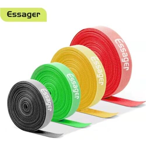 Essager Cable Organizer Wire Winder Clip Earphone Mouse Holder Cord Protector Cable Management For iPhone USB Cable Protection