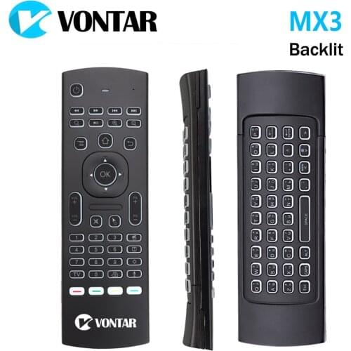 MX3 Air Mouse 2.4GHz Wireless Mini Keyboard Voice remote control IR Learning Remote Control For PC Android TV Box x96 mini x96