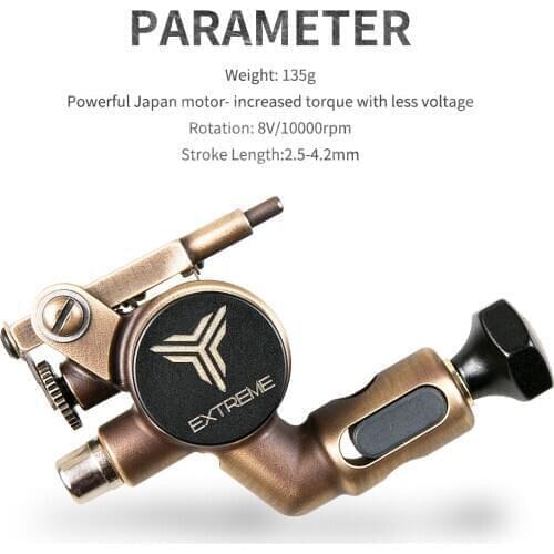 Dragonhawk Rotary Tattoo Machine Spring Guns Import Motor For Makeup Tattoo Studio Supplies