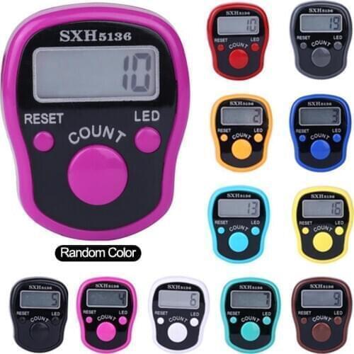 With Light Ring Counter LCD Screen Digital Portable Buddha-Chanting Counter Electronic Counter Buddhist Articles Multi-Function