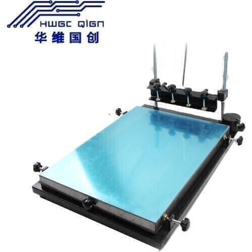 SMT High Solder Paste Screen Printer HWGC Big Size