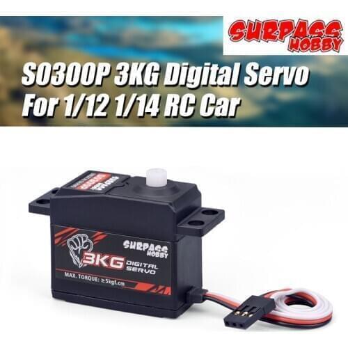 SURPASS Hobby 3KG 6KG 9KG 15KG 20KG Plastic and Metal Gear Digital Servo For RC Airplane Robot 1/12 1/14 RC Car Boat Duct Plane