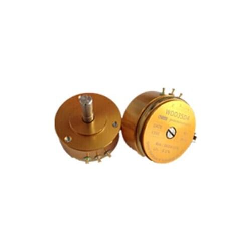 Precision conductive plastic potentiometer 0.1% angular displacement sensor WDD35D-4 1K 2K 5K 10k