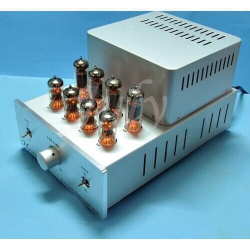 ST-6P1PP 6N1 6P1 tube push-pull tube amplifier, 2*10W stereo combined power amplifier finished machine or DIY Kit, 28HZ-20KHZ