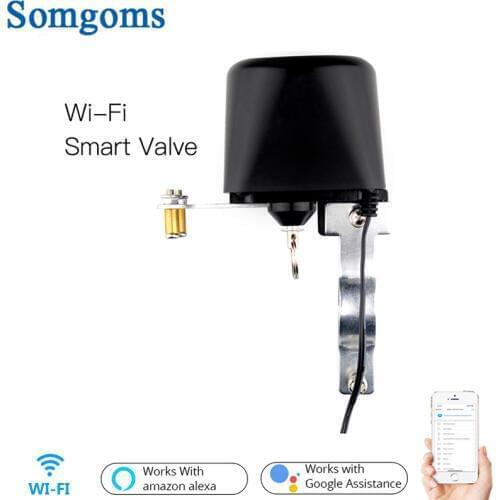 Wifi Smart Valve Home Automation System Valve Control for Gas Or Water Voice Control Work With Alexa Echo Google Home