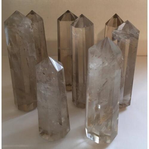 1kg Natural smoky quartz Crystal Point Wand Tower single point Crystal Healing Crystal gemstone whloesale