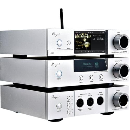 Cayin iDAP-6/iDAC-6 MKII/iHA-6 Vacuum tube DAC & Headphone amplifier 6.35mm, 3 pins XLR, 4 pins XLR headphone Desktop player