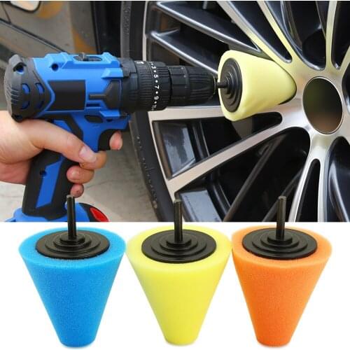 1pcs Auto Wheel Polishing Sponge Car Hub Buffing Sponge For Hyundai Suzuki Mazda Opel Toyota Chevrolet Audi Bmw Kia VOLVO