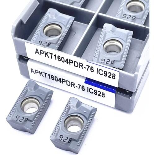 10PCS APKT1604PDR-76 IC928 100% original Carbide blade insert Turning tool Milling cutter for Steel and stainless steel