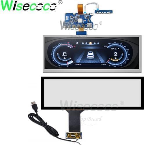 12.3 inch touch screen 1920*720 IPS screen display with lvds type c driver board for automotive display