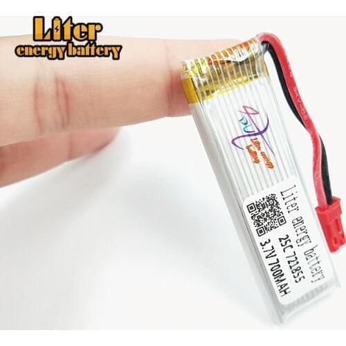 2PCS/LOT 3.7V 700mAh 721855 25c lithium polymer battery Flygt special H07 You Di U815AU818A 6039
