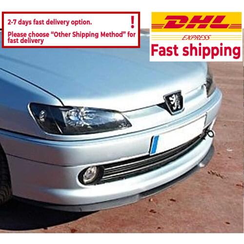 For PEUGEOT 306 CUPRA R FRONT SPOILER BUMPER LIP Euro Spoiler Lip Universal 3 pcs Body Kit
