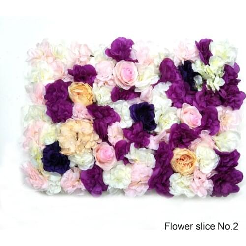 5 Pcs Flower Row Wedding Flower Wall Background Silk Rose Hydrangea Faux Flowers Wedding Decoration Studio Photography Props