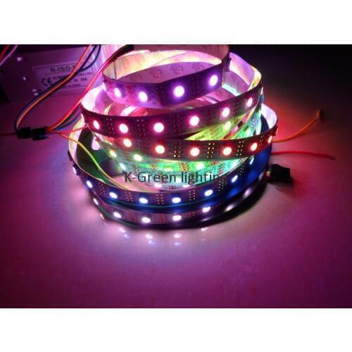 5mX APA102 individually programmable 5050 LED pixel strip 72leds/m 72Pixel/m ;DC5V input waterproof IP30/IP65/IP67 free shipping