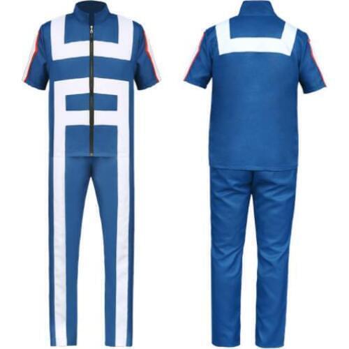Anime Boku no Hero Bakugou Katsuki/Iida Tenya/Todoroki Shouto Cosplay Costume My Hero Academia Sportswear Tops+Pants