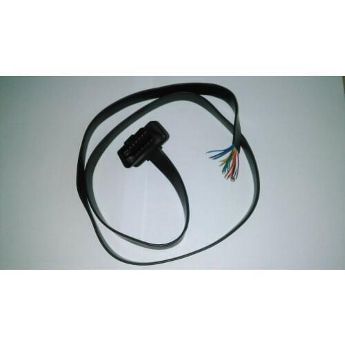 Wholesale OBD 2 OBD2 OBD-II Opening Cable 16 Pin Female Extension Connector Diagnostic Extender 100cm 10pcs