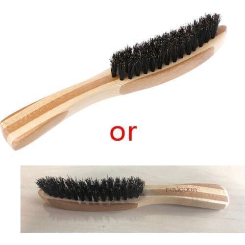 Long Beard Comb Shaving Brush Barber Shaving Device Handheld Round Oval For Men