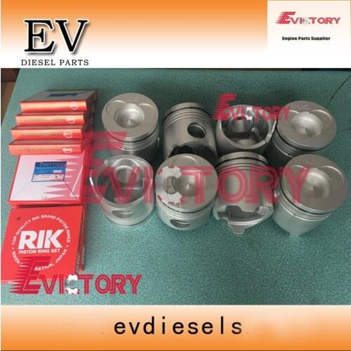 For Mitsubishi Truck FV515 engine overhaul 8DC10 8DC11 PISTON+PISTON RING
