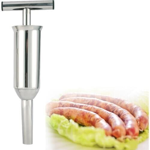 Homemade Sausage Stuffer Stainless Steel Sausage Filling Machine Sausage Syringe Meat Filler Sausage Maker
