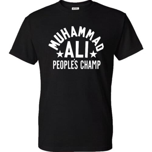 Legendary Boxer Muhammad Ali Print Tshirt Men Women Sport Casual Funny O-Neck Short Sleeve T Shirt Vintage Cotton Tees Tops