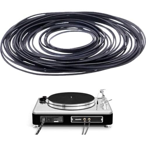 10 Pcs Drive Flat Belts Rubber DVD Cassette Tape Recorder Turntable Strap Belt Cassette Tape Replacement 1mm