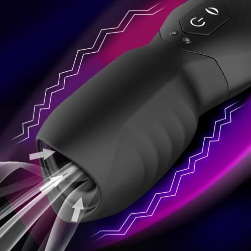 Penis Sucking Trainer Glans Male Masturbation Cup Oral Blowjob Automatic Sucking Penis Exercise Delay Ejaculation SexToy for Men