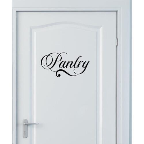 Pantry decal Vinyl lettering wall art words quotes home decor sayings hallway