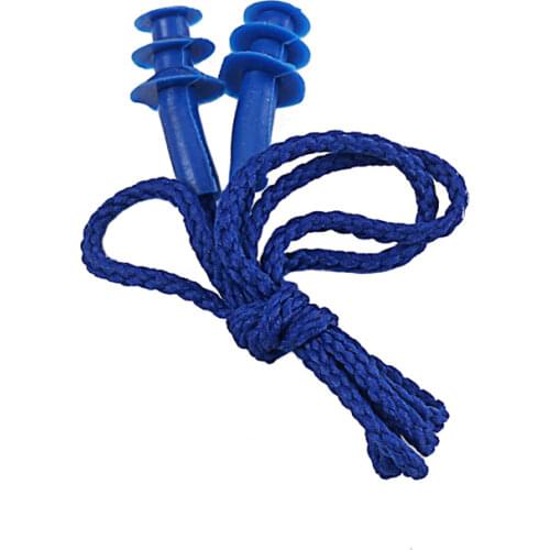 New Waterproof Soft Silicone Corded Ear Plugs Travel Sleep Noise Prevention Earplugs Noise Reduction Swimming Earplugs Earmuff