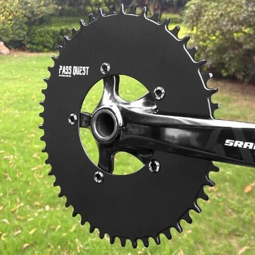 PASS QUEST 110BCD oval rennrad geschlossen disc monolithische 42T-58T fahrrad kette/kettenrad SRAM kurbel ROT APEX 3550