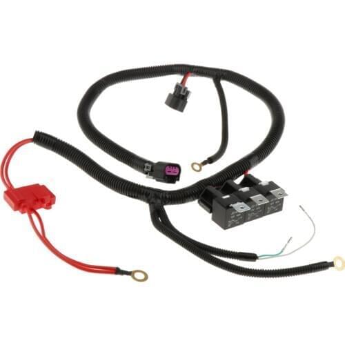 8Inch 200mm Useful Electric Cooling Fan Wire Harness Accessory Replaces for GM 1999–2006 ECU Control